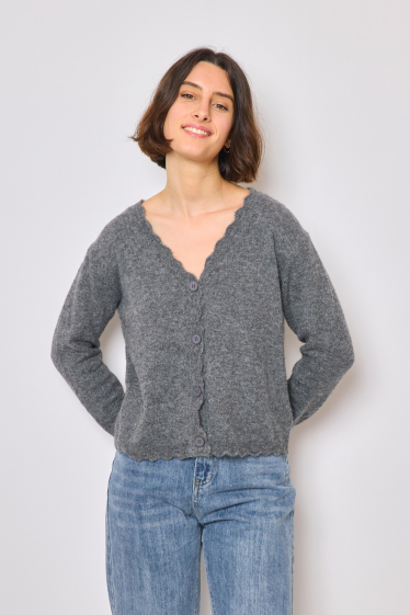 Wholesaler JCL Paris - Short knitted cardigan