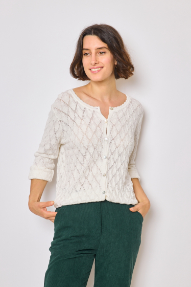 Wholesaler JCL Paris - Textured Knit Vest