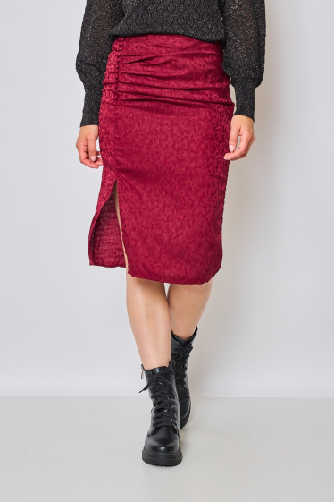 Wholesaler JCL Paris - Plain midi skirt