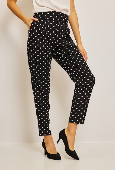 Wholesalers JCL Paris - Pants with small polka dots