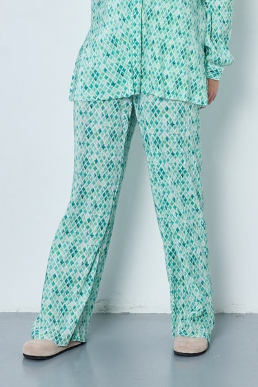 Wholesaler JCL Paris - Pleated pants with pattern