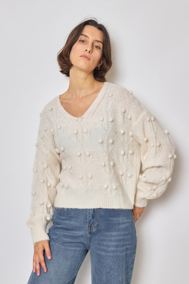 Wholesaler JCL Paris - Ponpon sweater