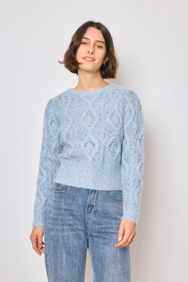 Grossiste JCL Paris - Pull col rond