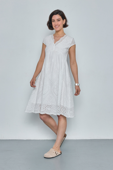 Wholesaler JCL Paris - Lace midi dress