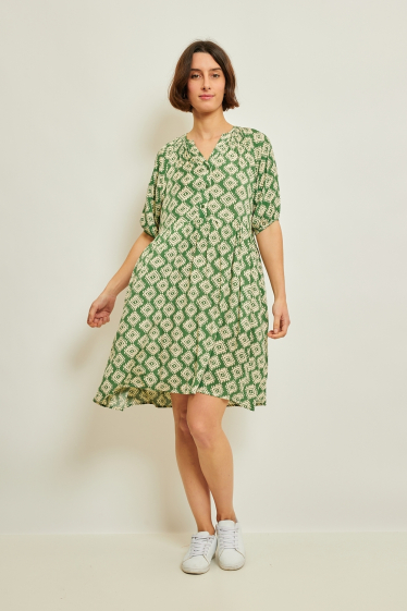 Wholesaler JCL Paris - Short dress with pattern