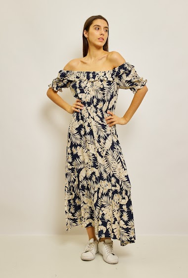 Wholesaler JCL Paris - Floral long dress