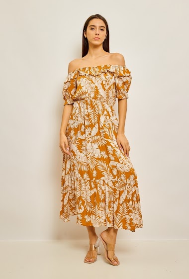 Wholesaler JCL Paris - Floral long dress