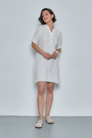 Wholesaler JCL Paris - Midi dress, short sleeves