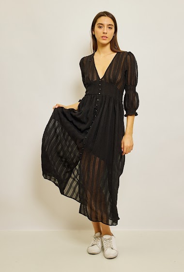 Großhändler JCL Paris - Long black dress