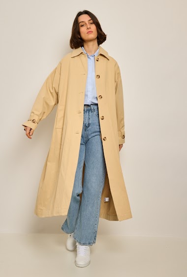 Wholesaler JCL Paris - Plain trench coat