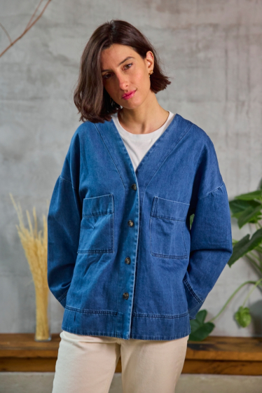 Grossiste JCL Paris - Veste en denim