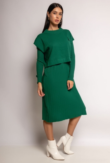 Wholesaler J&D Fashion - Ensemble pull et robe en maille