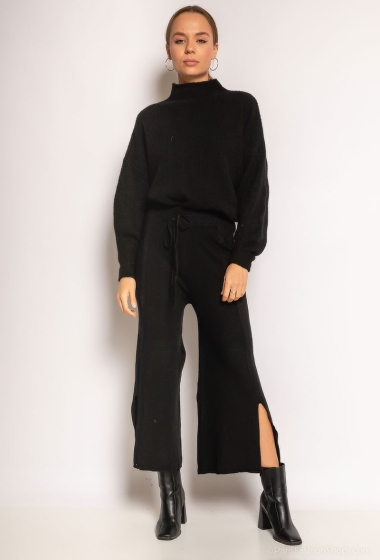 Wholesaler J&D Fashion - Knit pants with slits