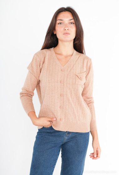 Wholesaler J&D Fashion - buttoned sweater