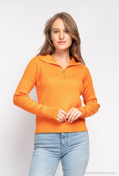 Wholesaler J&D Fashion - Sweater with zipper