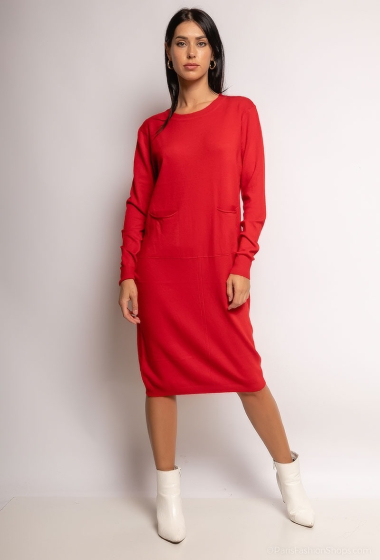 Wholesaler J&D Fashion - Knit dress with pockets