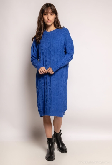 Wholesaler J&D Fashion - Cable knit jumper dress