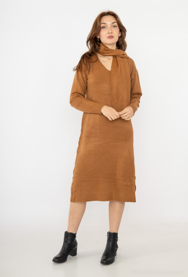Wholesaler J&D Fashion - Turtleneck sweater dress