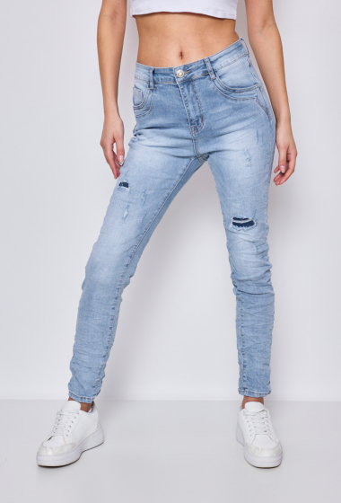 Großhändler Jewelly - 4-KNOPF-BAGGY-JEANS