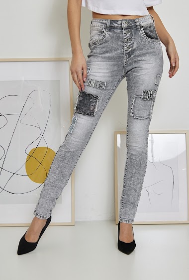 Wholesaler Jewelly - woman baggy jean