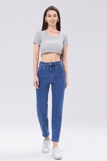 Großhändler Jewelly - Mom-Fit-Jeans