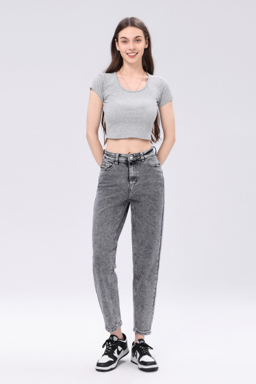 Großhändler Jewelly - Mom-Fit-Jeans