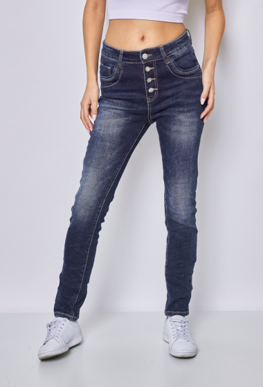 Wholesaler Jewelly - blue baggy jeans for women