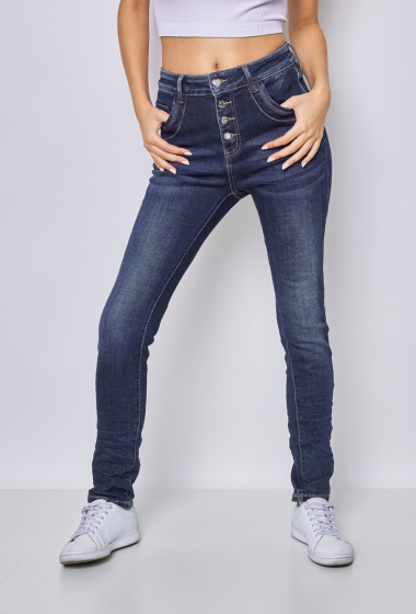 Wholesaler Jewelly - blue baggy jeans for women