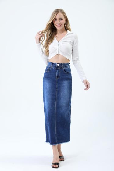 Grossiste Jewelly - jupe en jeans femme