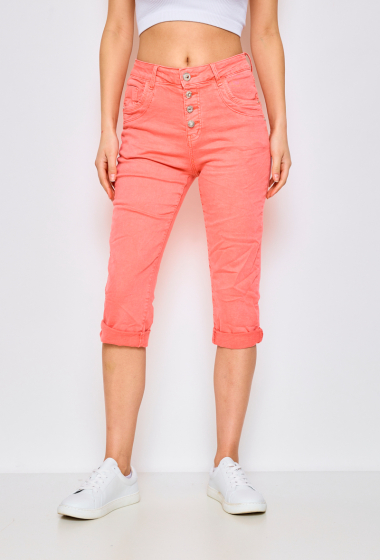 Wholesaler Jewelly - CORAL cotton cropped pants