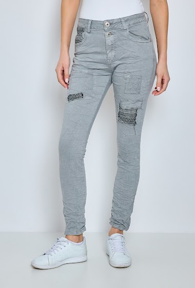Großhändler Jewelly - Patch baggy  pants