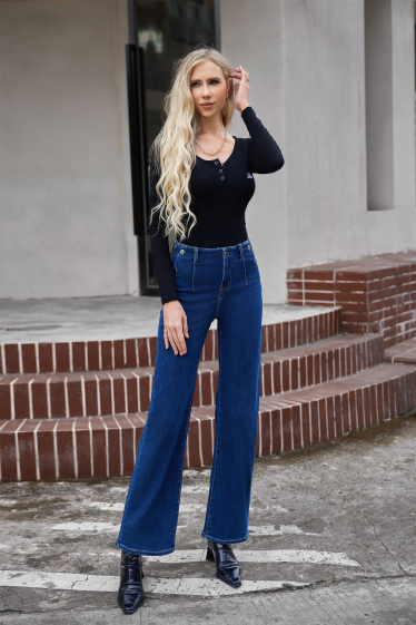 Wholesaler Jewelly - WIDE LEG JEANS