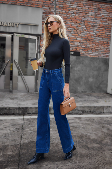 Wholesaler Jewelly - WIDE LEG JEANS