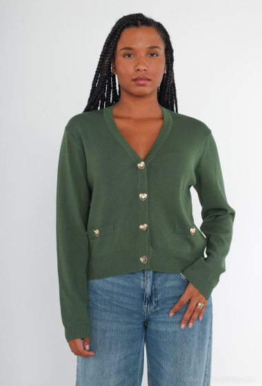 Wholesaler J&H Fashion - Sweater with ring inlay