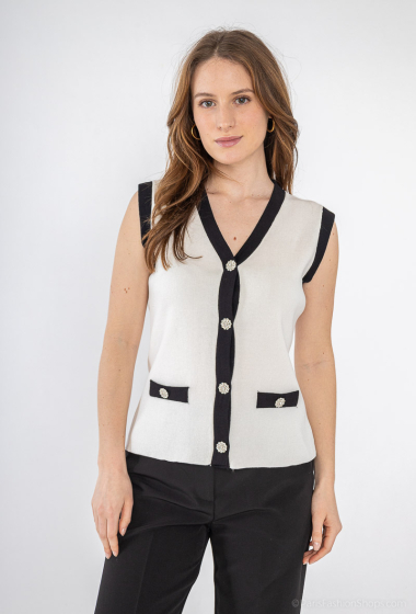 Wholesaler J&H Fashion - Sleeveless vest/sweater