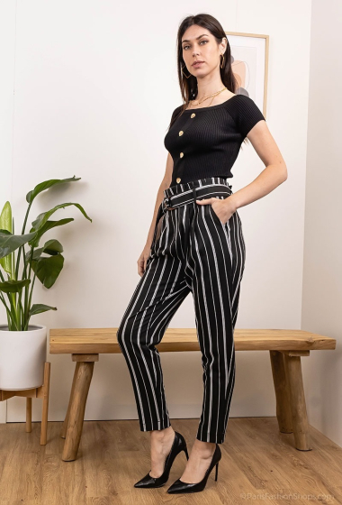 Grossiste J&H Fashion - Pantalon à rayure