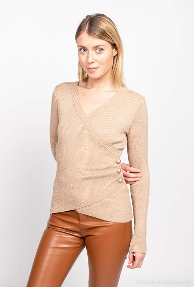 Wholesaler J&H Fashion - Crossover sweater
