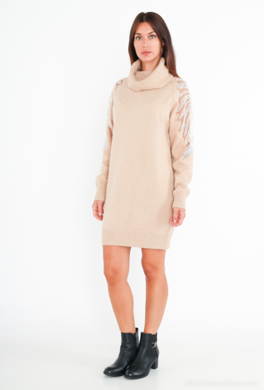 Wholesaler J&H Fashion - Asymmetrical rhinestone sweater