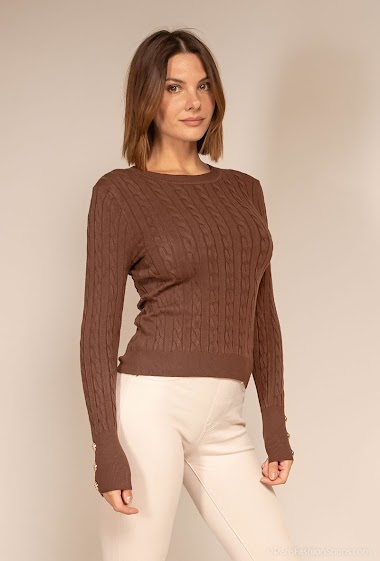 Wholesaler J&H Fashion - Cable knit sweater