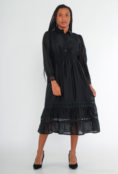 Wholesaler J&H Fashion - Flared shirt dress