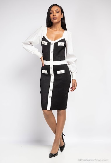 Wholesaler J&H Fashion - Skin-tight knit dress