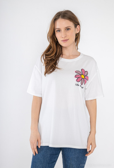 Grossiste J&H Fashion - T-shirt en coton