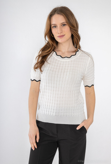 Wholesaler J&H Fashion - Knitted T-shirt