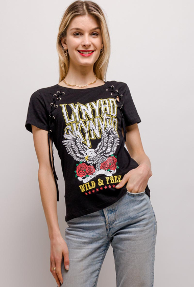 Mayorista J&H Fashion - Camiseta con estampado y lazo