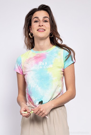 Großhändler J&H Fashion - T-Shirt zum Binden und Färben