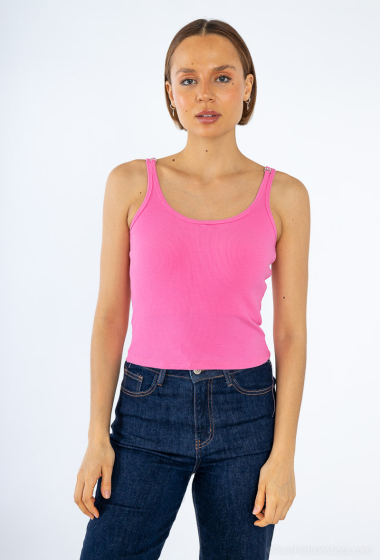 Wholesaler J&H Fashion - Cotton bodysuits with built-in V-neck bra