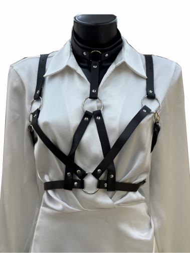 Wholesaler JH STORE - Faux Leather Crew Harness