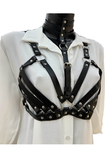 Wholesaler JH STORE - Faux Leather Crew Harness