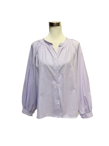 Wholesaler J&L - Striped cotton shirt