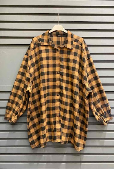 Wholesaler J&L - Checkered overshirt shirt